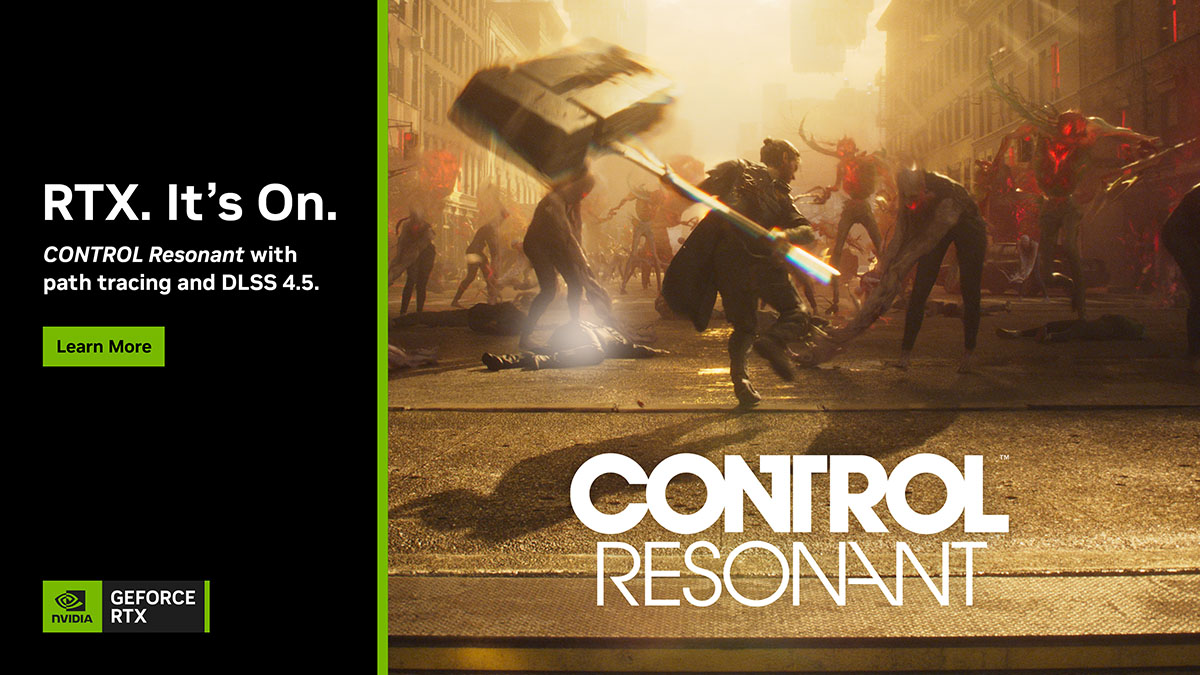 Control Resonant llegará con la tecnología trazado de rutas y DLSS 4.5