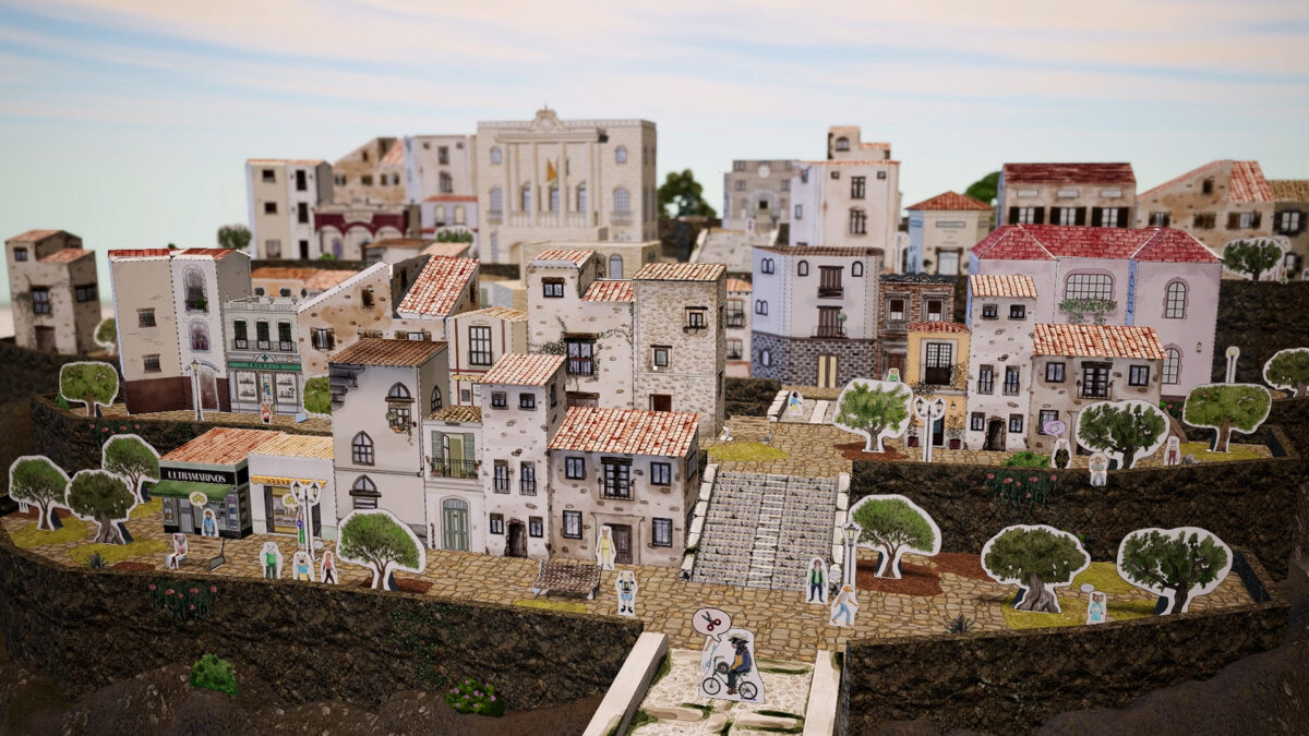 Construye, corta y pega: Cutout Village llega a Steam Early Access el 21 de octubre