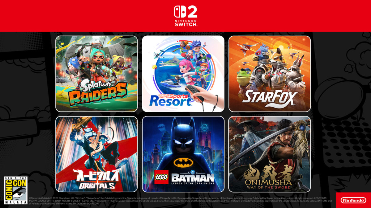 Nintendo estará con Nintendo Switch Sports Resort en la San Diego Comic-Con Málaga
