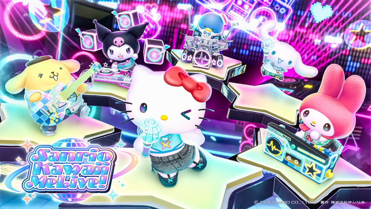 La ternura llegaráa móviles, Sanrio Kawaii Me Live!, tendrá lanzamiento global en enero