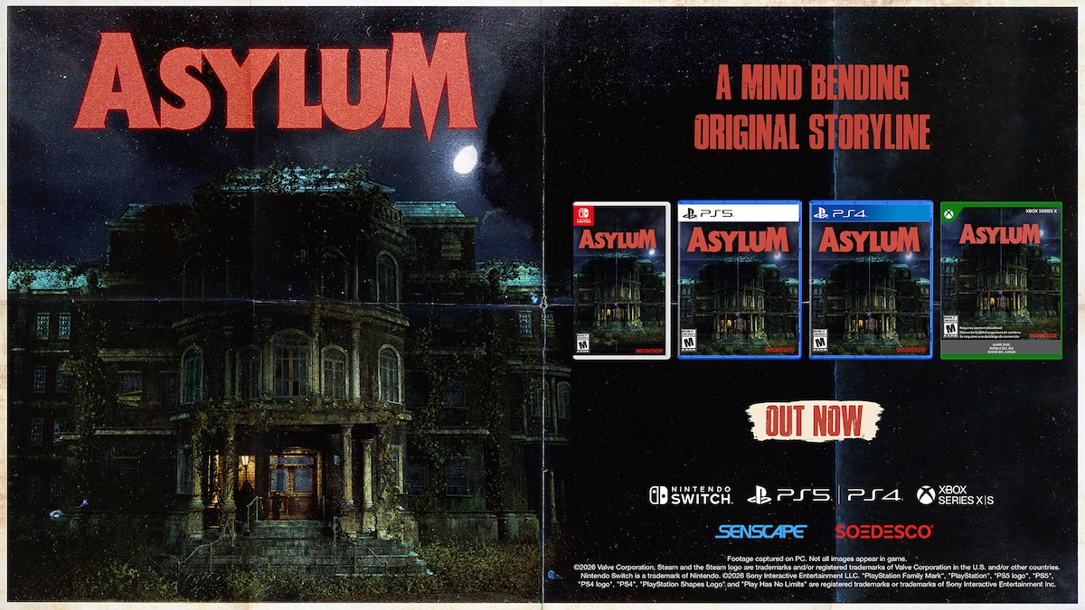 La aventura de terror ASYLUM, ya se encuentra disponible en consolas