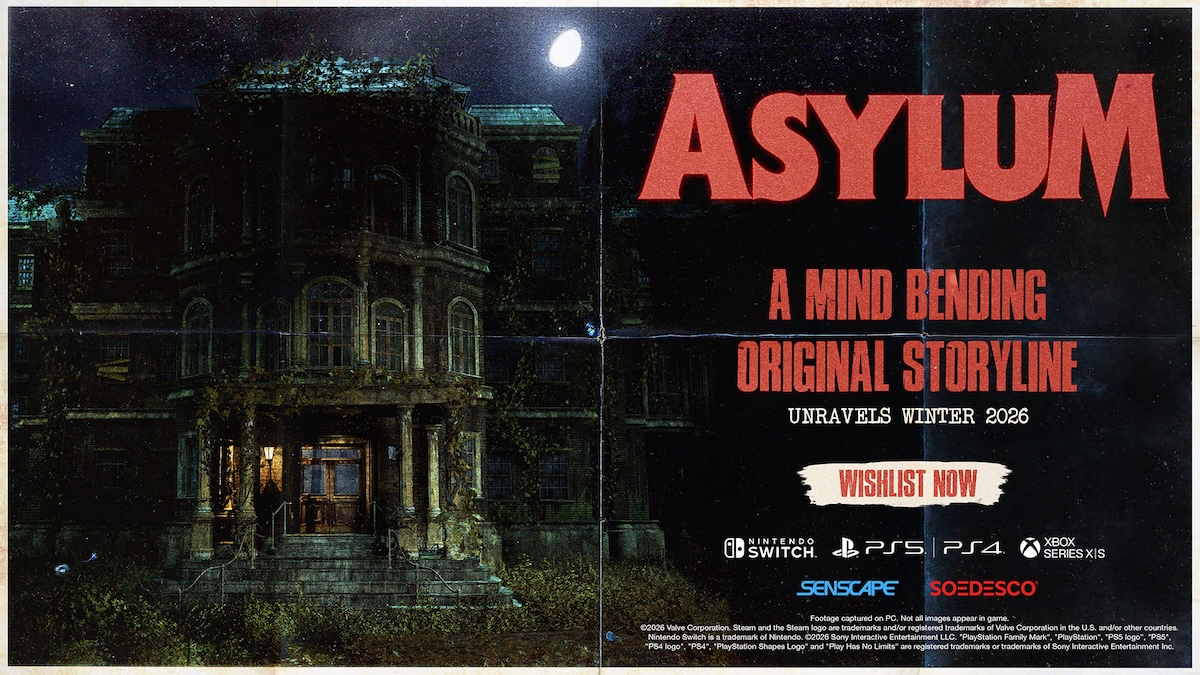 El juego de terror psicológico ASYLUM llegará a consolas el 30 de octubre