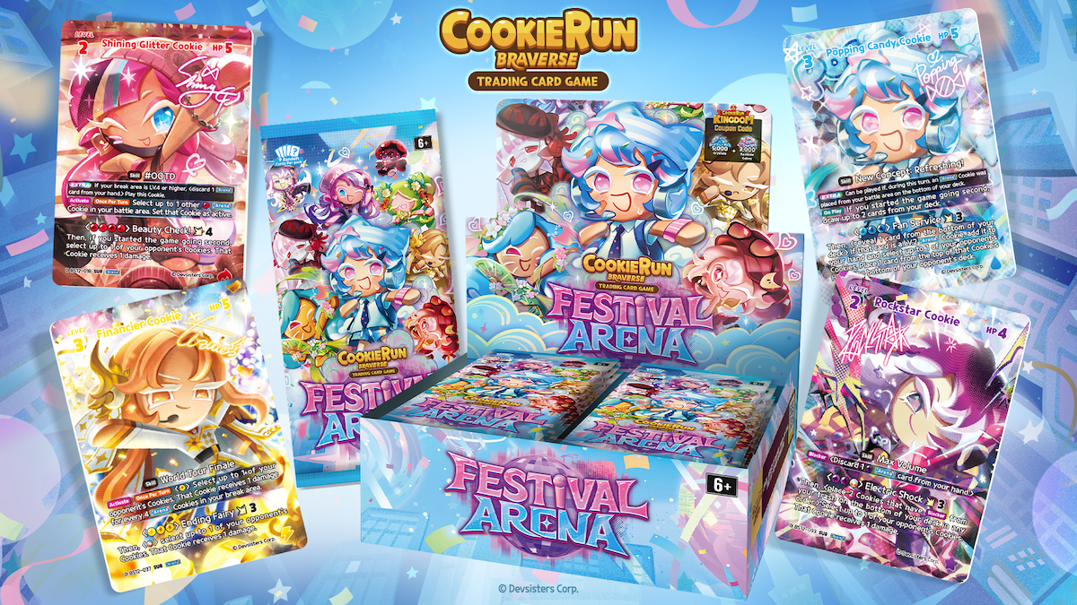Las Cookies se convierten en ídolos superestrellas en el nuevo set «Festival Arena» de CookieRun: Braverse, ya disponible