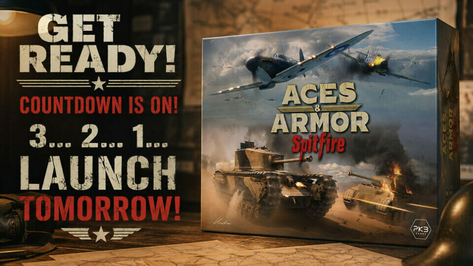 ¡Mañana es el gran día! ¡Aces & Armor: Spitfire llega a Kickstarter!