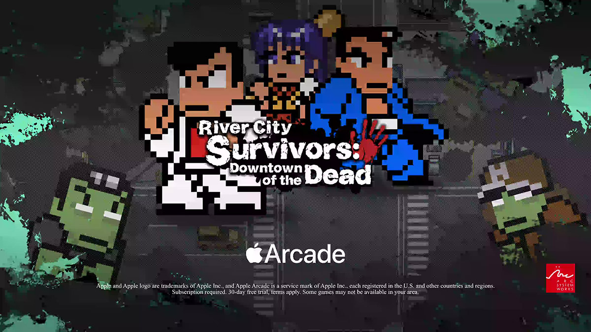 River City Survivors: Downtown of the Dead ya está disponible en Apple Arcade