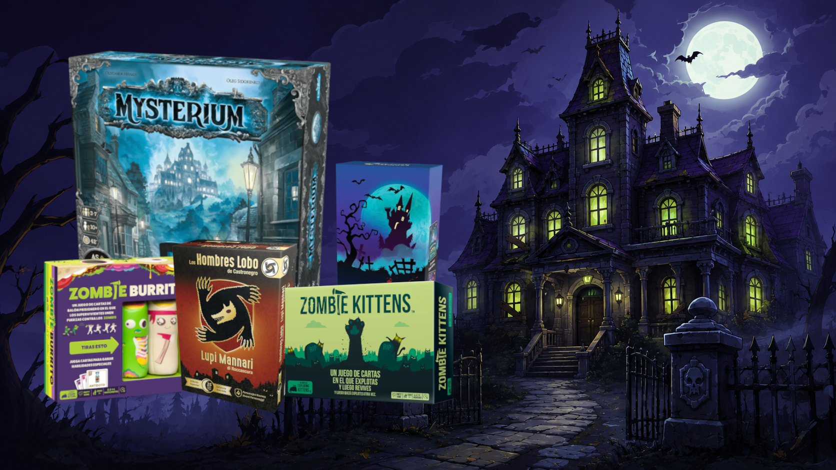 Halloween juegos de mesa