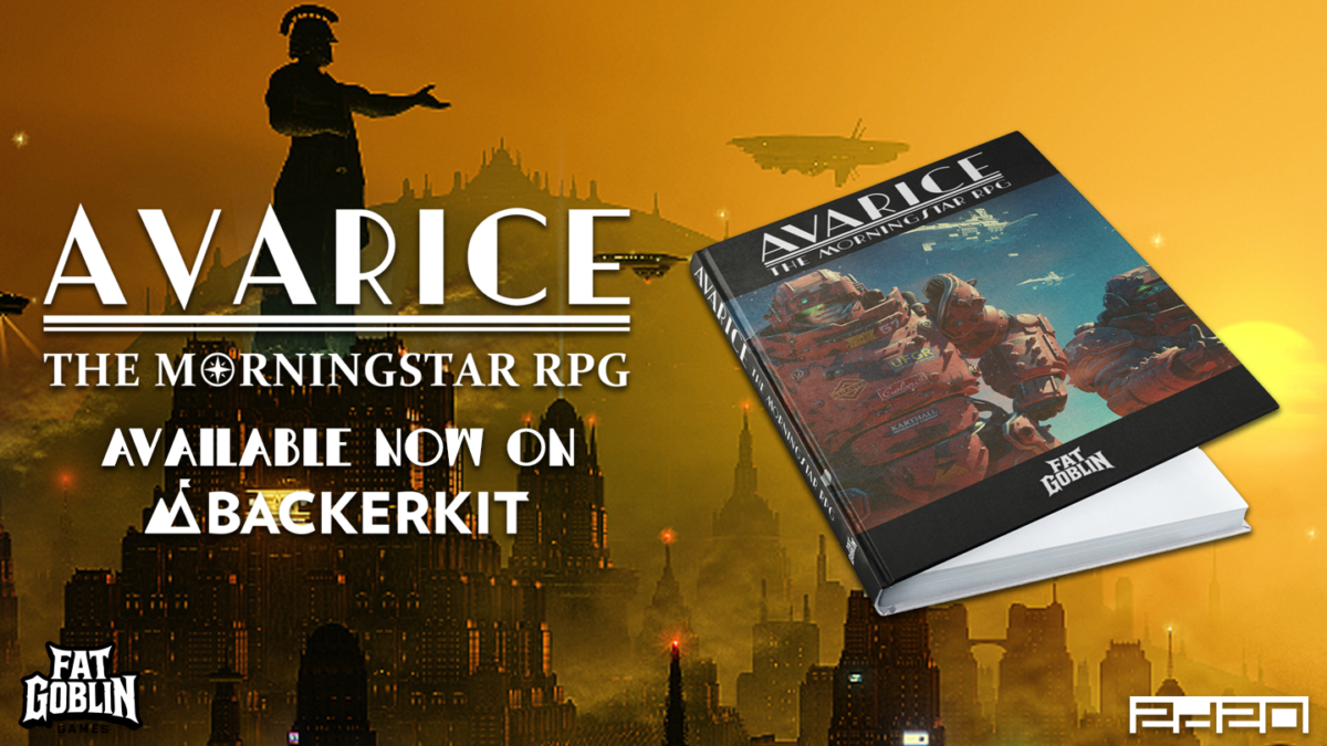 Avarice: The Morningstar RPG inicia su campaña en BackerKit