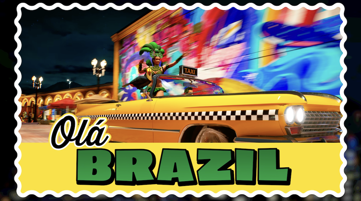 Crazy Taxi: World Tour acelera hacia Brasil con la presentación de un nuevo mapa
